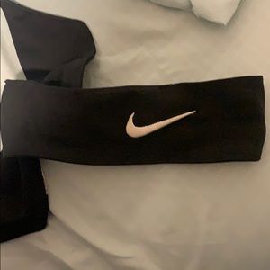 Black nike tie headband
